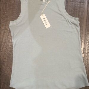 Another Love Soft Blue Muscle Tee